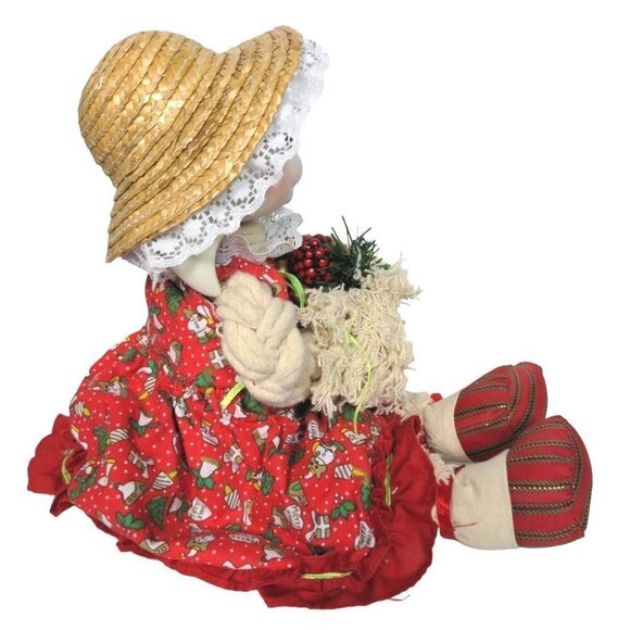 Vintage House of LLoyd Christmas Around The World Flossie Bunny Rope Legs 541736 - Picture 7 of 9